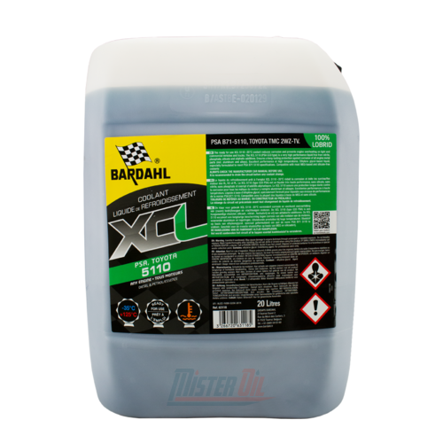 Bardahl Coolant Green -35°C PSA Ready For Use (63118)