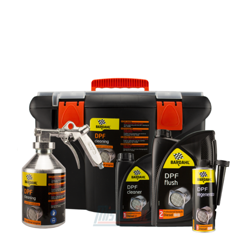 Bardahl Professional DPF Cleaning Kit (9168B) + Cleaning gun + Storage case - 1