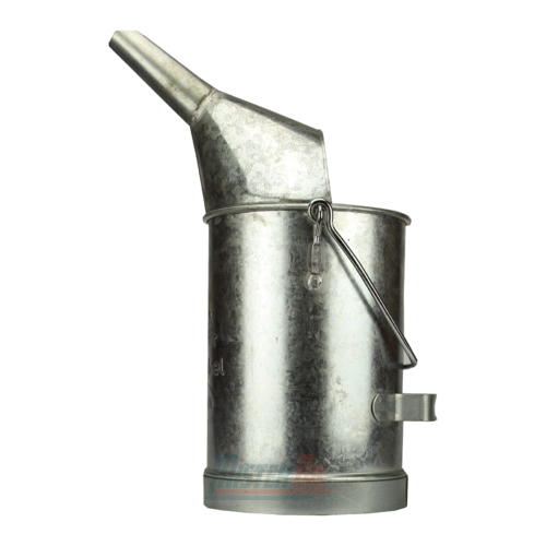 Galvanised pouring jug