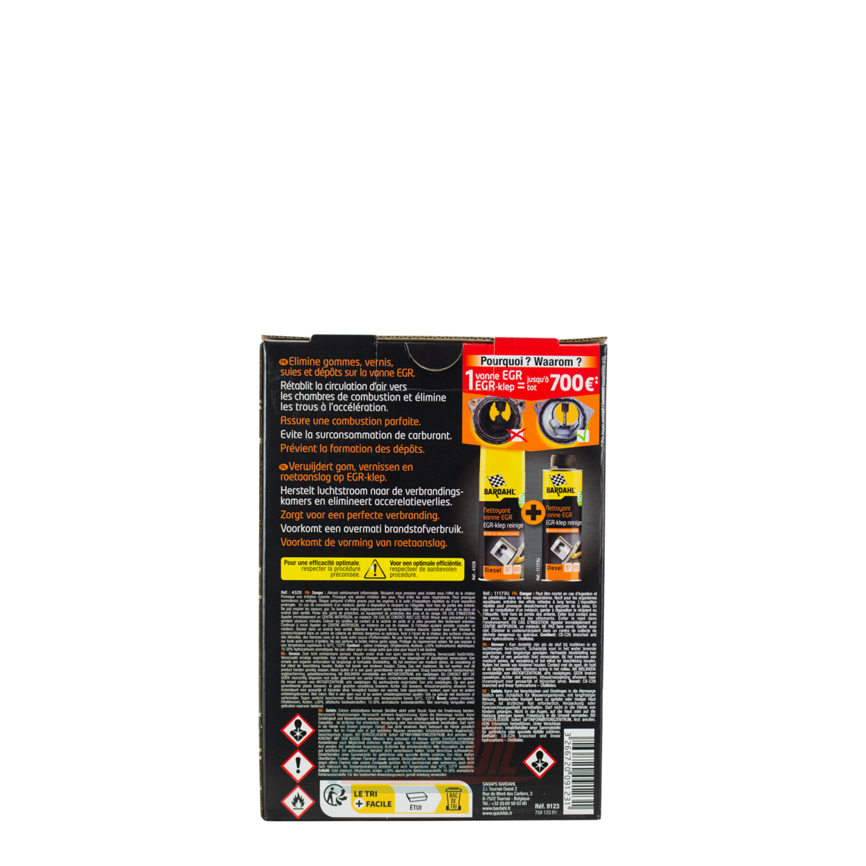 Bardahl EGR Valve Cleaning Kit Diesel (9123) | Leader in lubricants and ...