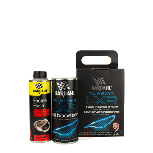 Bardahl LXR Plasma Oil Booster + Bardahl Engine Flush (9680BE) PROMOBOX