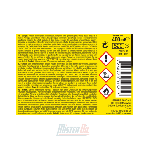Bardahl White Grease (1381) - 4