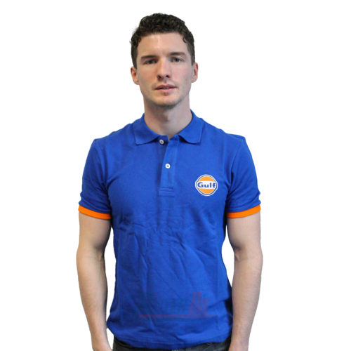 Gulf Polo Blue Logo Chest L - 1