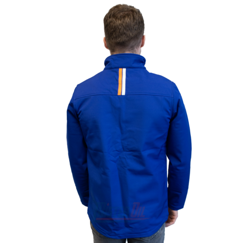 Gulf Softshell Blue Logo + Stripe Chest M - 4
