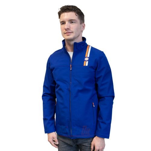 Gulf Softshell Blue Logo + Stripe Chest S - 3