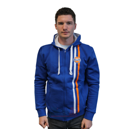 Gulf Sweatshirt Thick Blue Logo Chest XL - 1