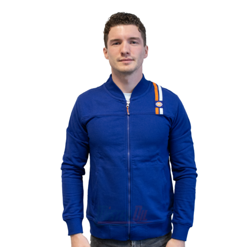 Gulf Sweatshirt Thin Blue Logo Chest M - 1