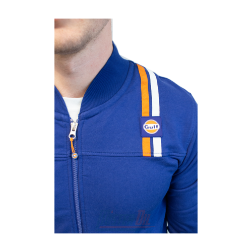 Gulf Sweatshirt Thin Blue Logo Chest M - 2