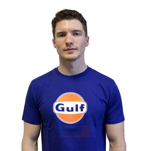 Gulf Tshirt Blue Logo Chest XL - 2