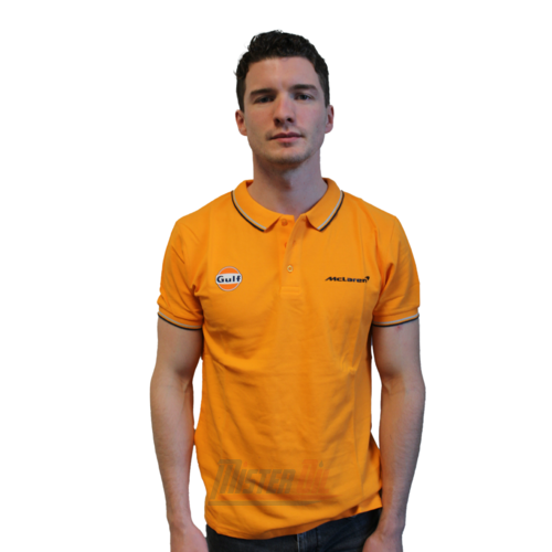 Gulf x McLaren Polo Orange XS - 2